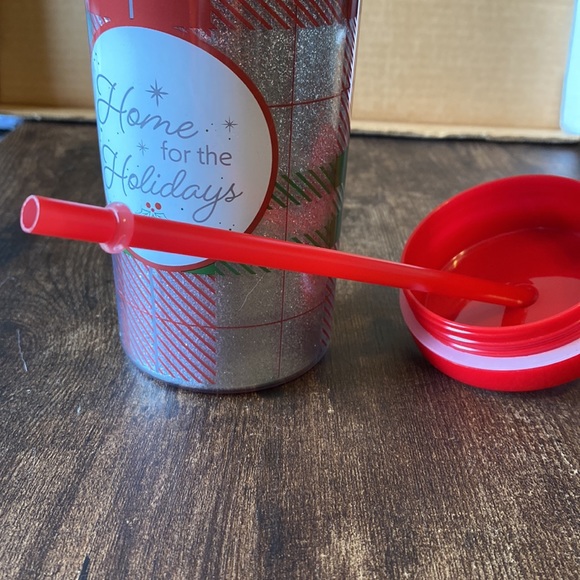 Home for the Holidays Glitter Tumbler - Picture 5 of 5